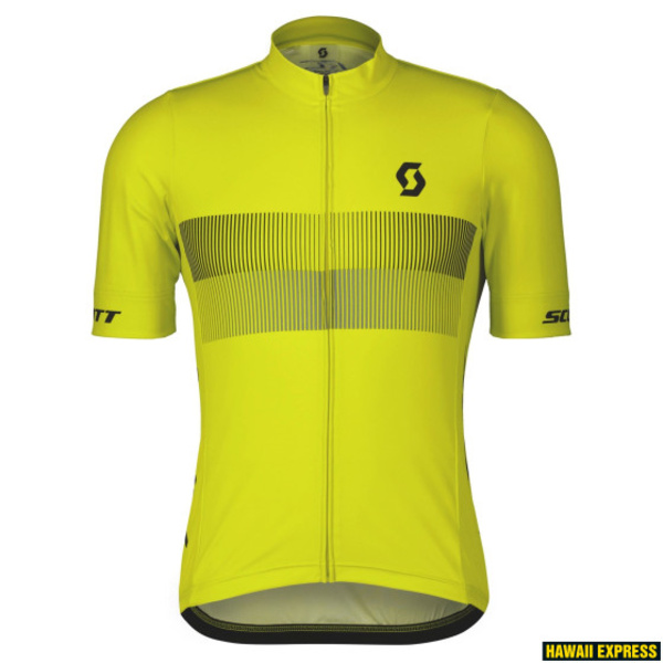 Mar&scaron;kinėliai vyr. trumpom rankovėm Scott RC Team 10 SS sulphur yellow/black