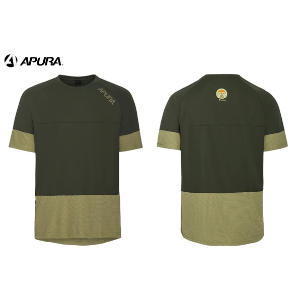 Mar&scaron;kinėliai trumpom rankovėm vyr. Apura Explore khaki