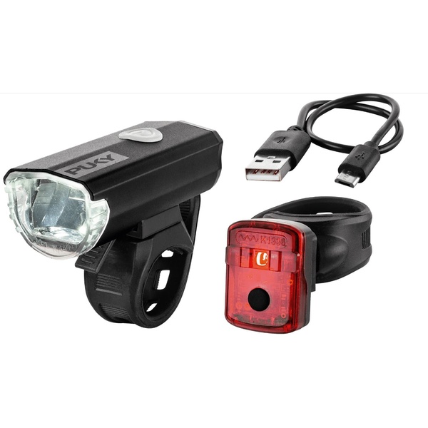 Lamp set Puky LUMI black