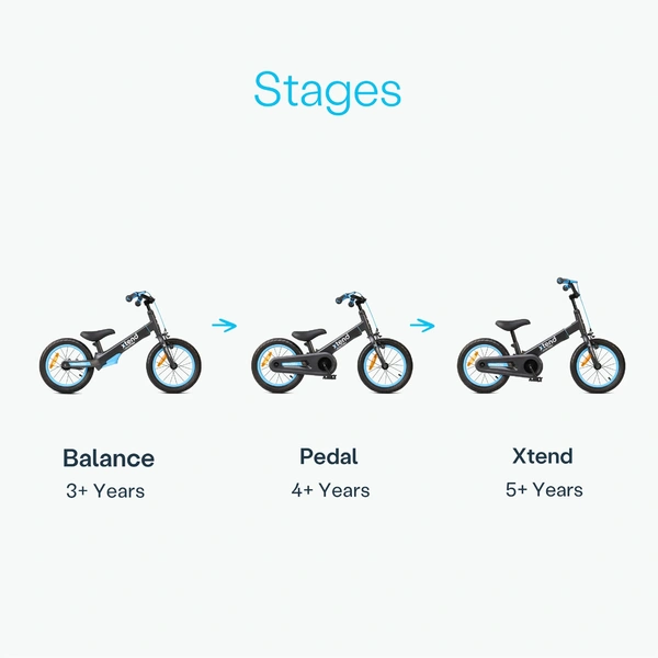 Bicycle from 3m to 7m smarTrike Xtend - blue