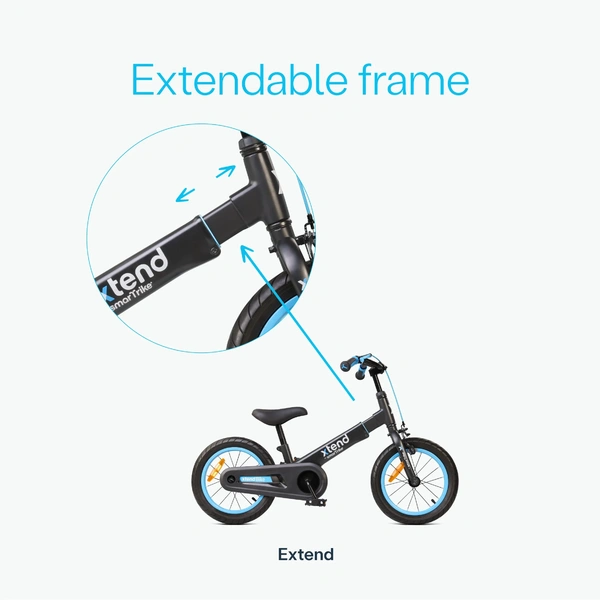 Bicycle from 3m to 7m smarTrike Xtend - blue