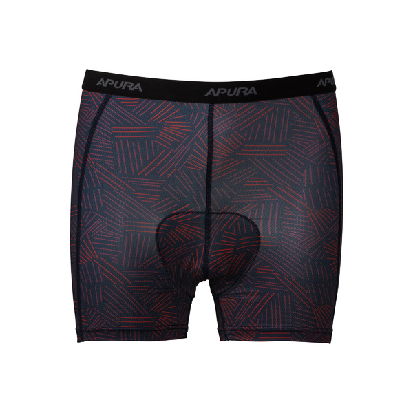 Apatiniai &scaron;ortai Apura Baselayer Short Pro Comfort vyr. juoda/raudona 