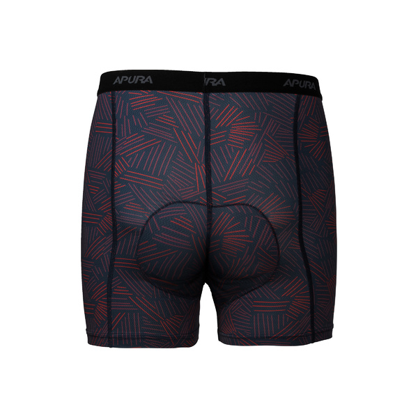 Apatiniai &scaron;ortai Apura Baselayer Short Pro Comfort vyr. juoda/raudona 