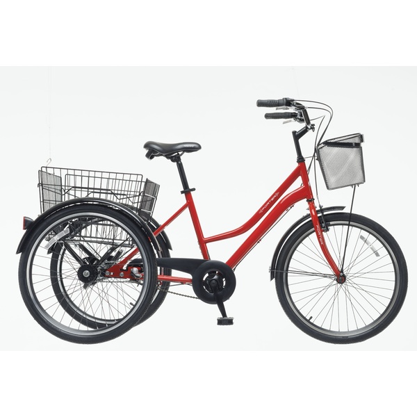 Triratis Bissan Bike PORTER 24 raudonas