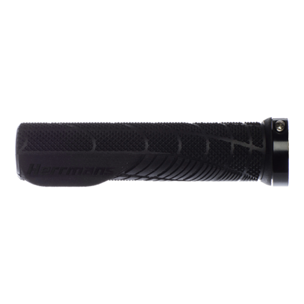Rankenėlės Hermans Shark Lock Fin L+R juodos