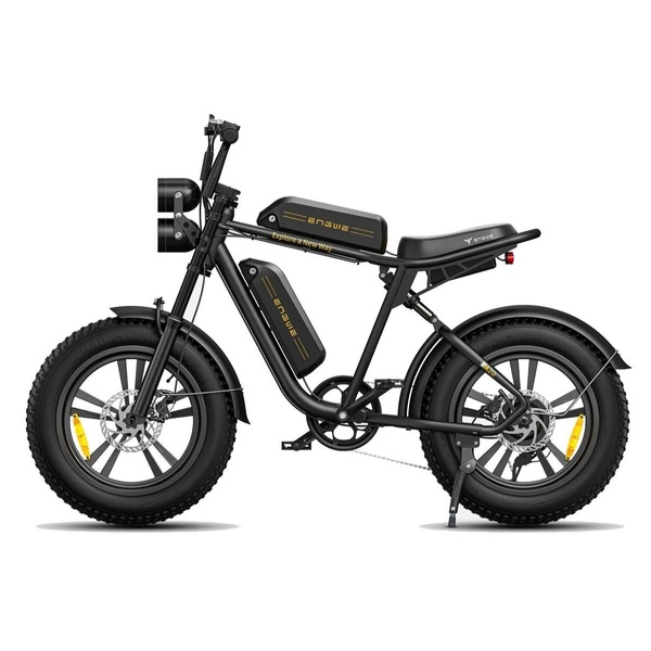 Bicycle 20  electric Engwe M20 double battery black