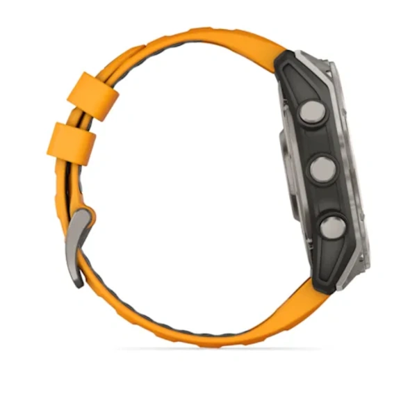 Garmin Fenix 8 AMOLED 51mm Sapphire i&scaron;manusis sportinis laikrodis (Titano spalvos)