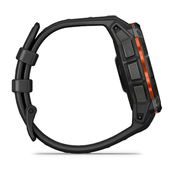 Garmin Instinct&reg; 3 &ndash; 45 mm, Solar i&scaron;manusis sportinis laikrodis (Juodos spalvos)