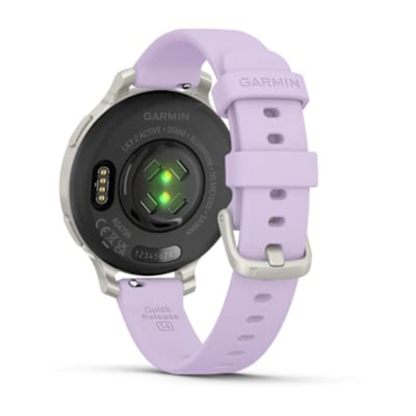 Garmin Lily&reg; 2 Active i&scaron;manusis sportinis laikrodis  (Sidabro spalvos)