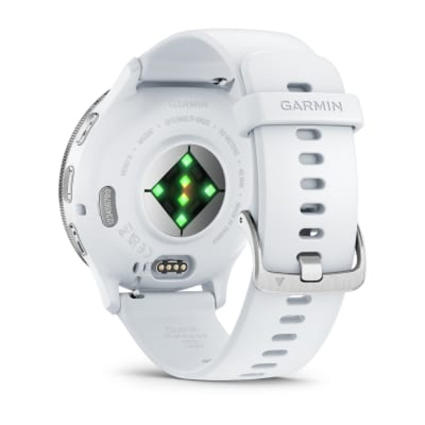 Garmin Venu&reg; 3 i&scaron;manusis sportinis laikrodis (Sidabro / Baltojo akmens spalva)