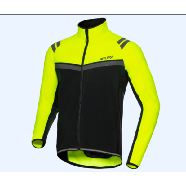 Jumper for men. Apura Softshelljacke Inverno yellow/black