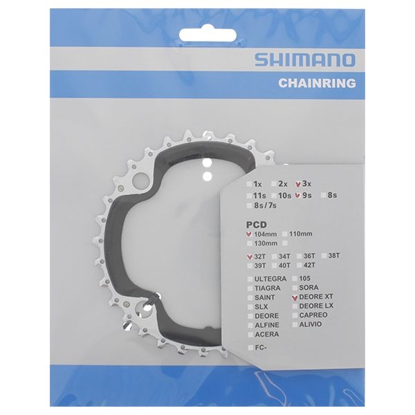Shimano 9g 104 XT 32t crankset