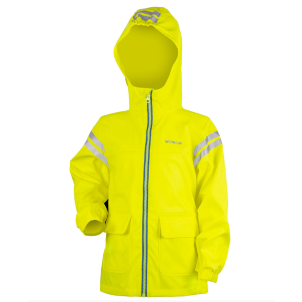 Children s rain jacket WoWoW Cozy yellow S size