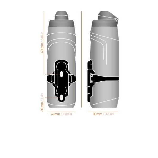 Fidlock Twist 800ml grey