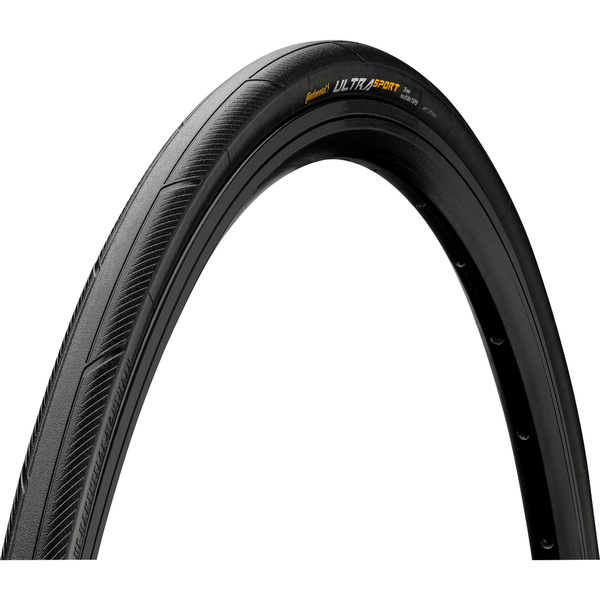 Padanga 28  Continental Tire Ultra Sport 700x28C Black Wire