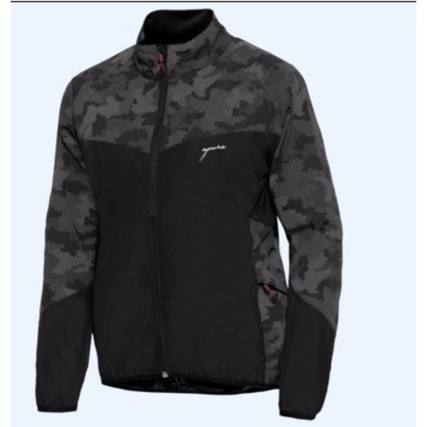 Rain jacket mot. Apura Barrier black/camouflage