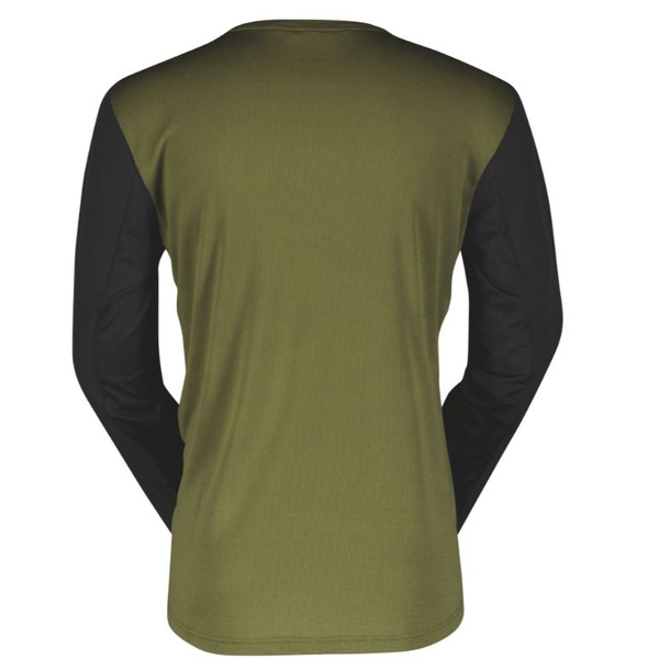 Men s long sleeve T-shirt Scott Trail Vertic LS green/black