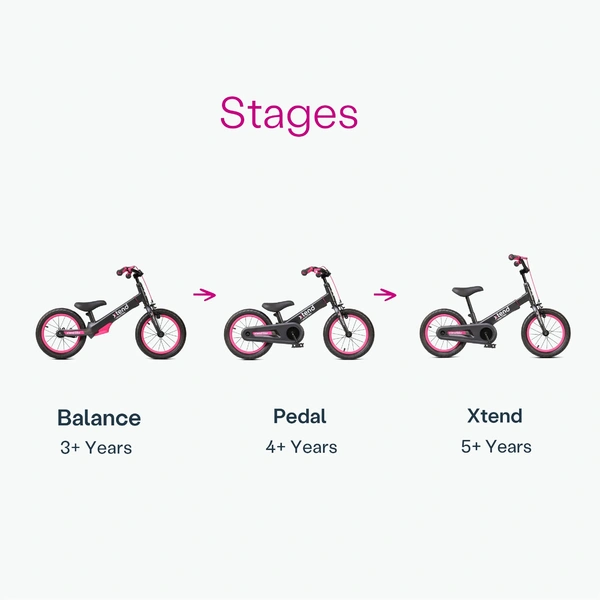 Bicycle from 3m to 7m smarTrike Xtend - pink