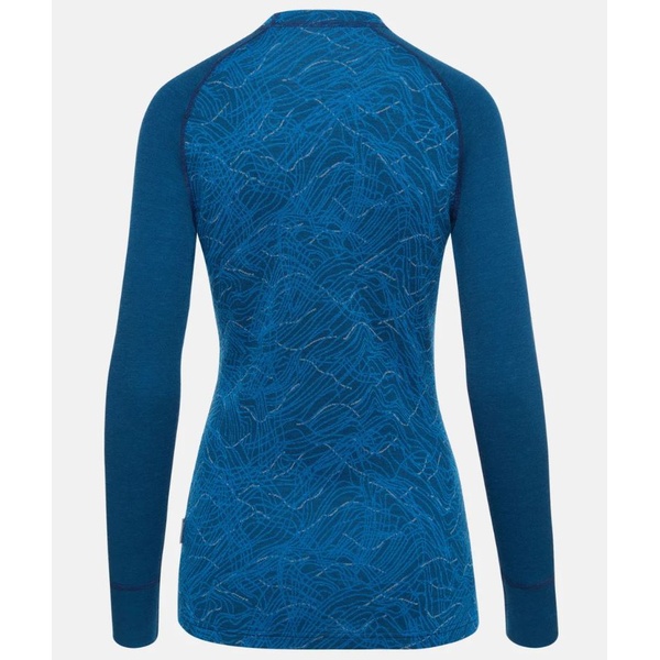 Thermowave mot. Merino Xtreme long sleeve blue