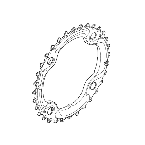 Žvaigždė Shimano 32T&shy;AE Black Deore FC&shy;T521