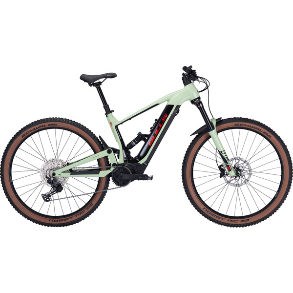 Dviratis 29  elektrinis Bulls E-Stream EVO AM 2 555Wh Fully 12g žalsvas