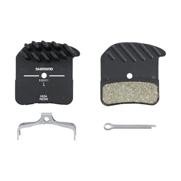 Shimano Resin H03A Brake Pads with Spring and Split Pin