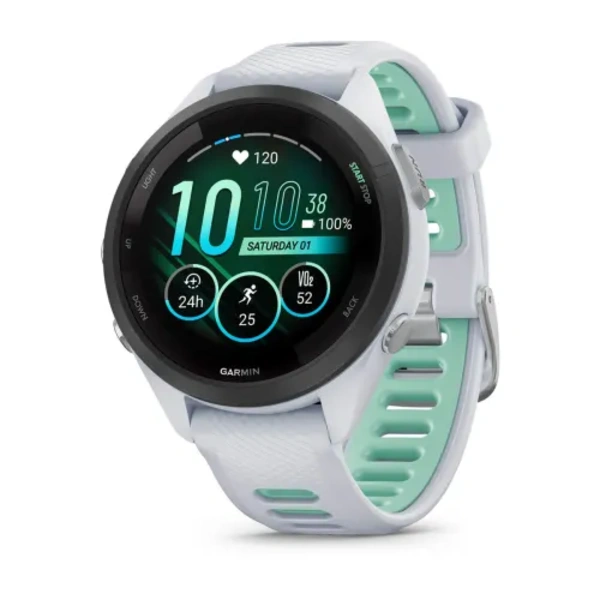 Garmin Forerunner 265S i&scaron;manusis sportinis laikrodis (Whitestone)