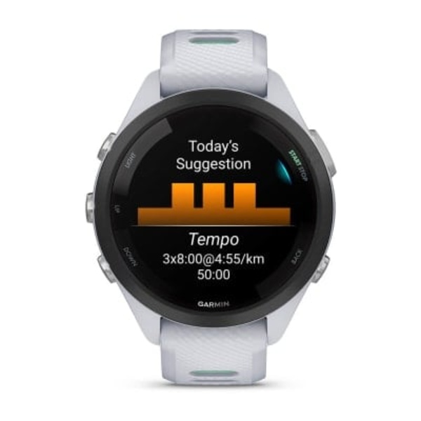 Garmin Forerunner 265S i&scaron;manusis sportinis laikrodis (Whitestone)