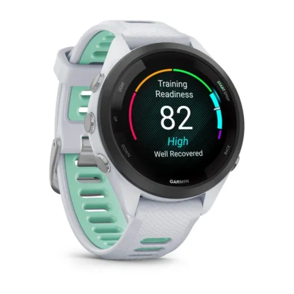 Garmin Forerunner 265S i&scaron;manusis sportinis laikrodis (Whitestone)