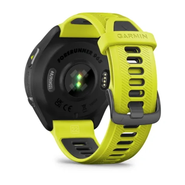 Garmin Forerunner 965  i&scaron;manusis sportinis laikrodis (Pilkos anglies / Amp Yellow)