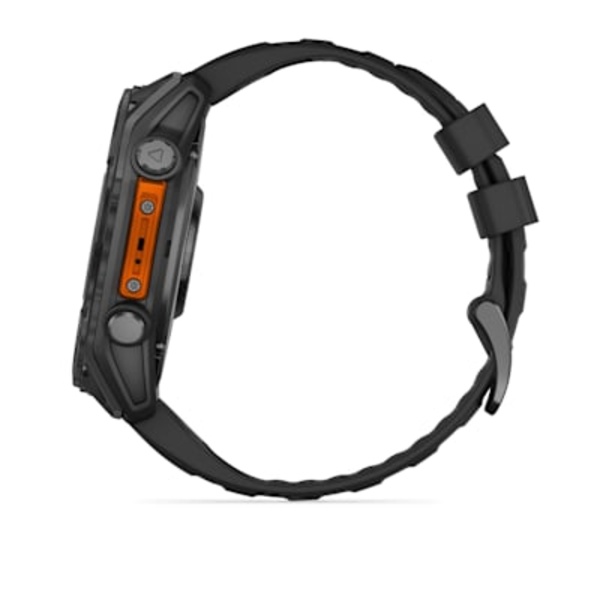 Garmin fenix 8 AMOLED 51mm i&scaron;manusis sportinis laikrodis (Skalūno pilkos spalvos)