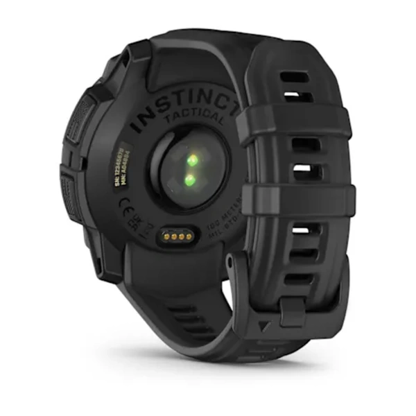 Garmin Instinct&reg; 3 &ndash; 45 mm, Solar, Tactical Edition i&scaron;manusis sportinis laikrodis (Juodos spalvos)