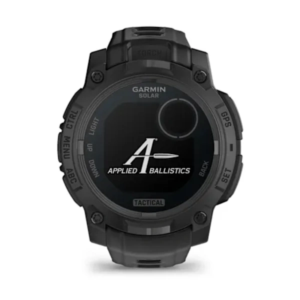 Garmin Instinct&reg; 3 &ndash; 45 mm, Solar, Tactical Edition i&scaron;manusis sportinis laikrodis (Juodos spalvos)