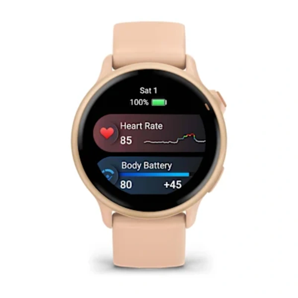 Garmin v&iacute;voactive 6 i&scaron;manusis sportinis laikrodis (Pink Dawn)