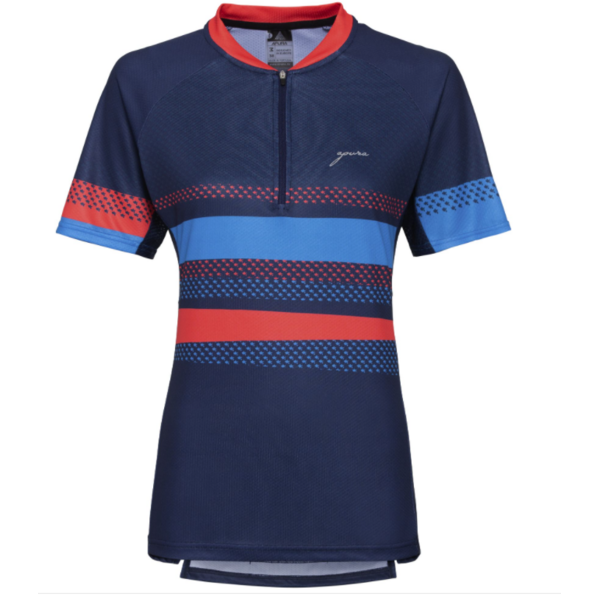 Short sleeve shirt Apura Carey blue/red
