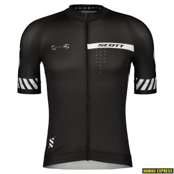 Mar&scaron;kinėliai vyr. trumpom rankovėm Scott RC Pro SS black/white