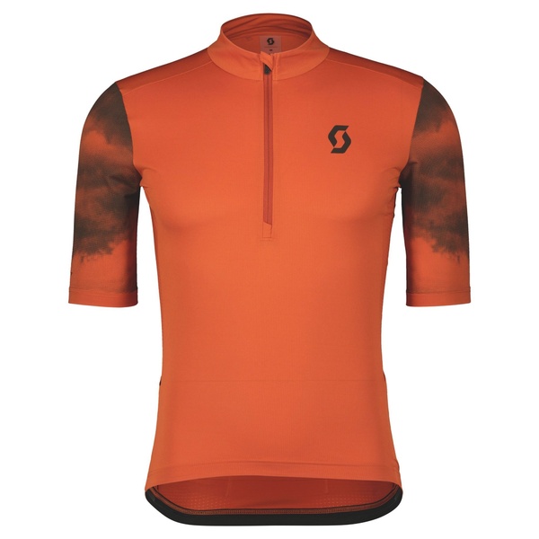 Short sleeve T-shirt Scott Gravel 10 SS braze orange/dark grey