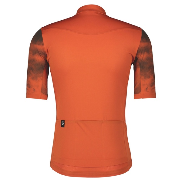 Short sleeve T-shirt Scott Gravel 10 SS braze orange/dark grey