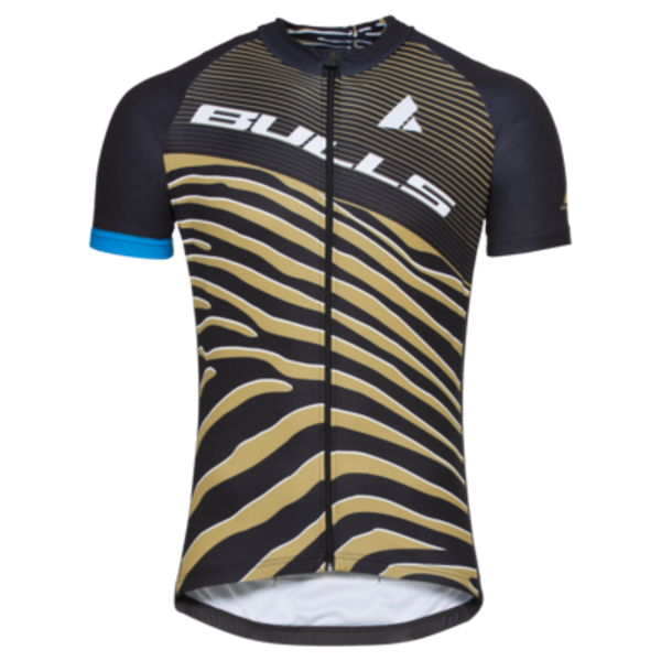 Men s short-sleeved T-shirt BULLS Zebra Gold