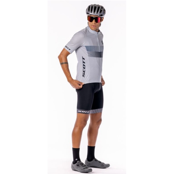 Short sleeve T-shirt Scott RC Team 10 SS light grey/dark blue