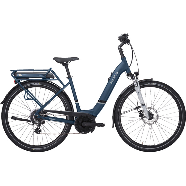 Dviratis 28  elektrinis Pegasus Solero E8 Plus wave BOSCH Sistema 500wh mėlynas 