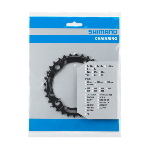 SHIMANO DEORE Chainring 32T for FC-MT300 (for 44-32-22T)
