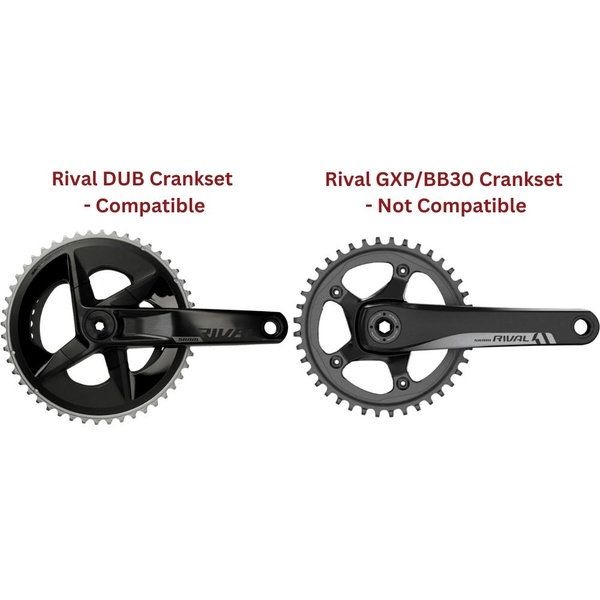 SRAM Rival E1 DUB Wide 172.5 mm left crank arm power meter