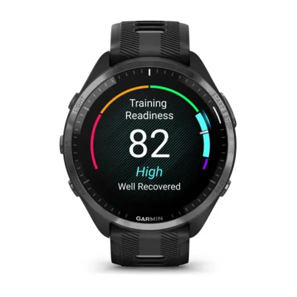 Garmin Forerunner 965 i&scaron;manusis sportinis laikrodis (Pilkos anglies spalvos) 