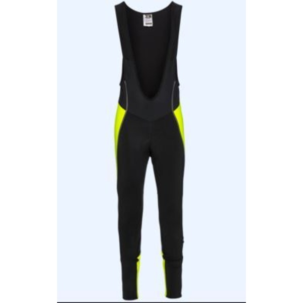 APURA Inverno Softshell black/yellow cycling suit
