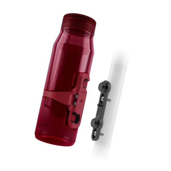 Fidlock Twist 700ml life bottle + bike base red